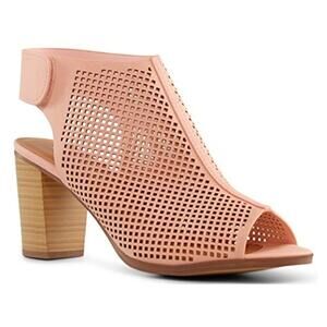 Marco Republic Tuscany Womens Peep Toe Slingback Ankle Strap Boots Pink Size 9